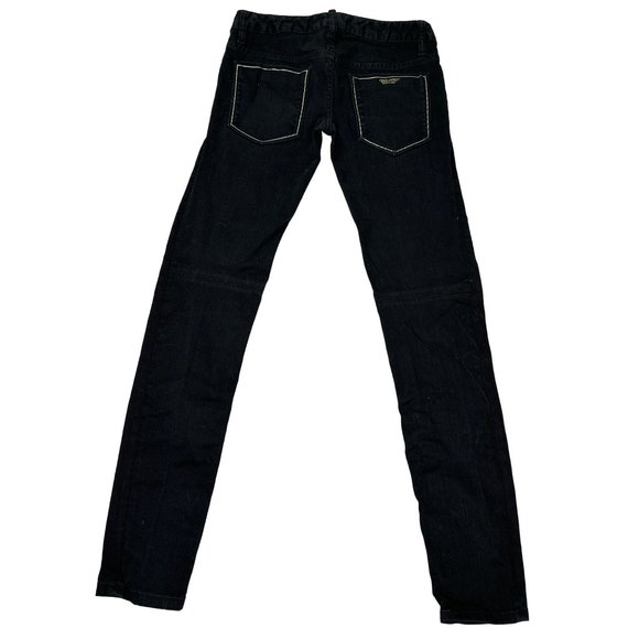 D Squared Jeans Womens 40 Black Skinny Ankle Zip Button Fly Low Rise - Picture 4 of 12